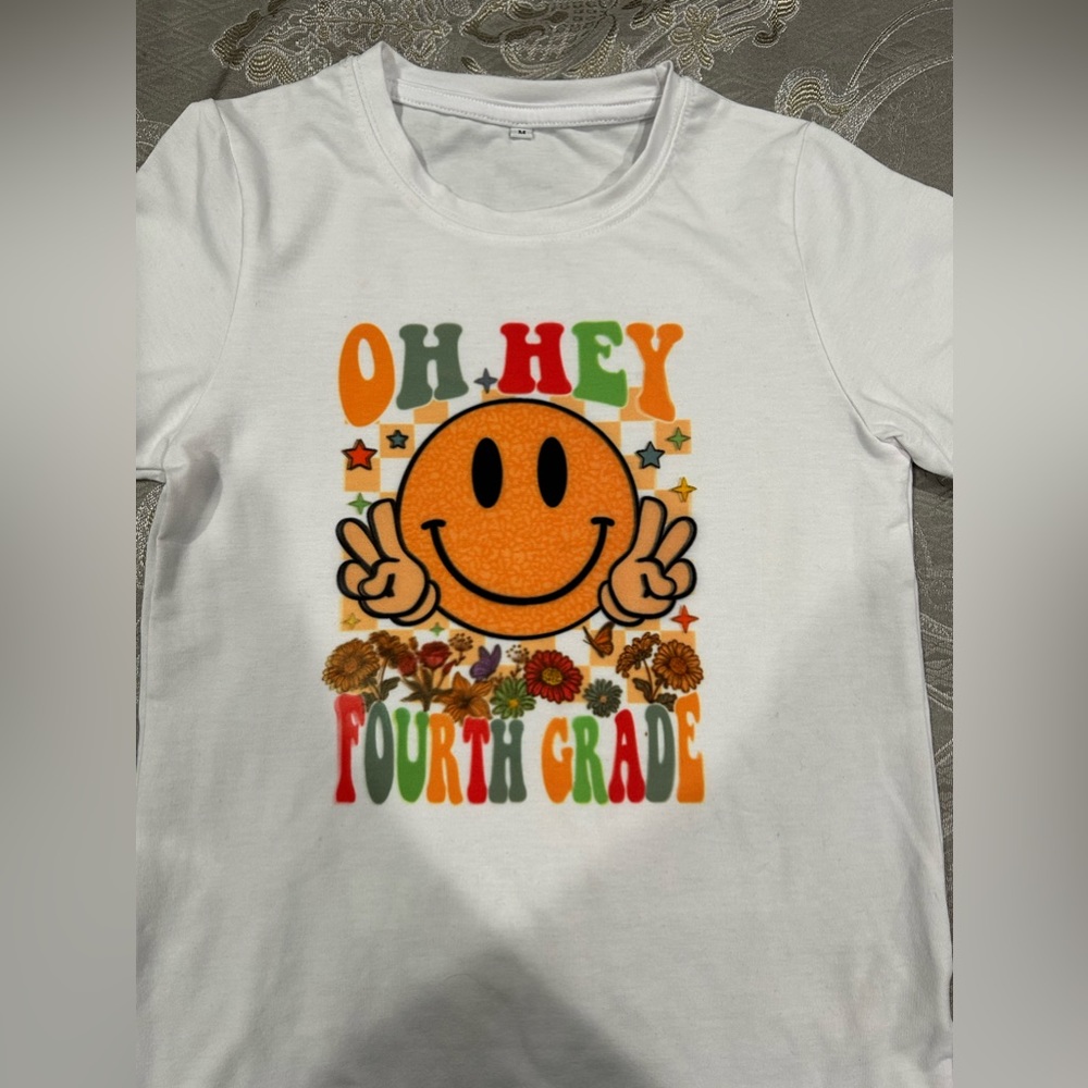 Custom tshirt fourth grade
